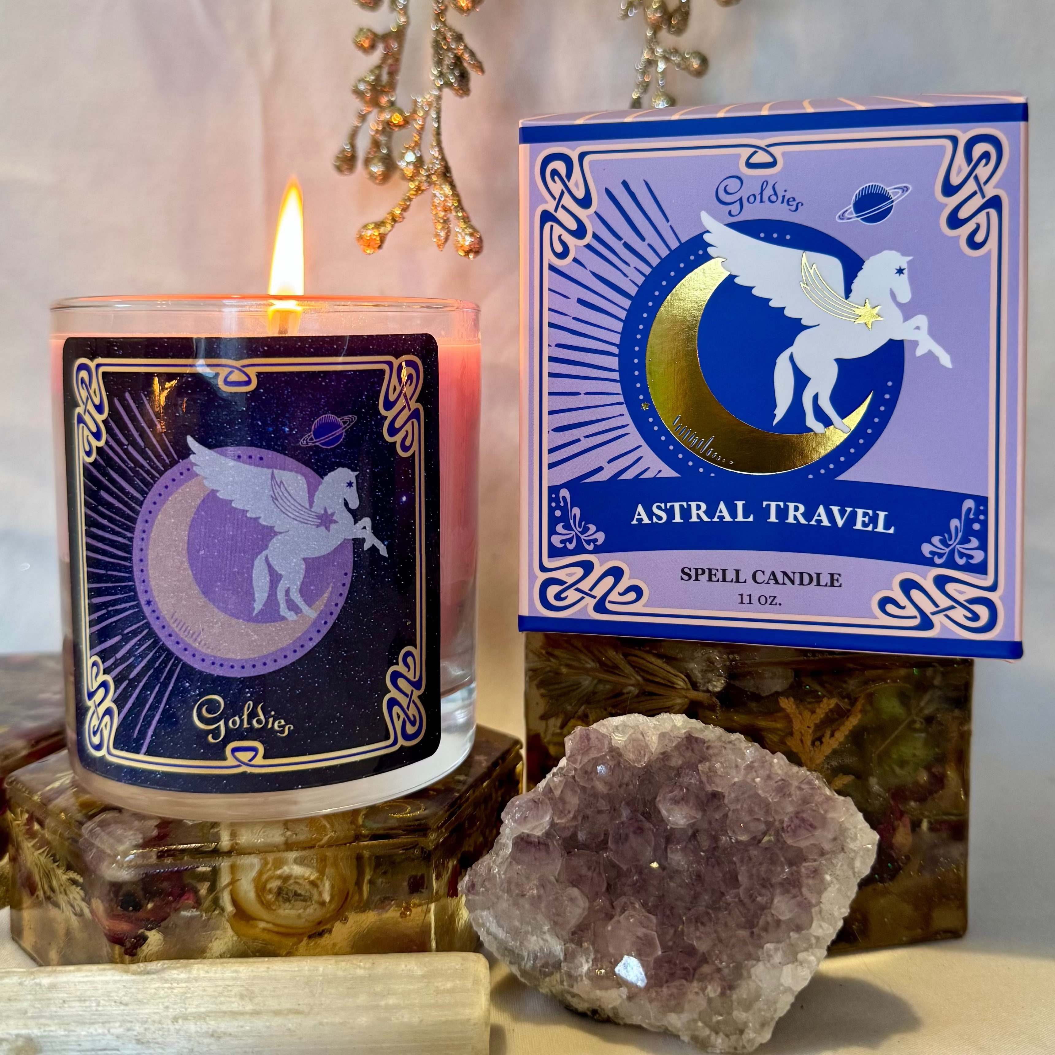 Astral Travel Spell Candle